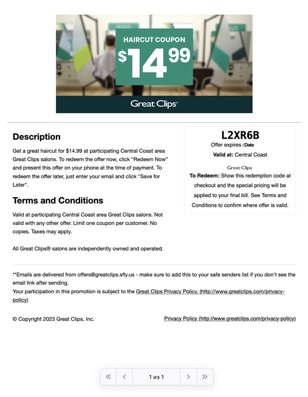 Great Clips 14.99 Coupon Printable 2024